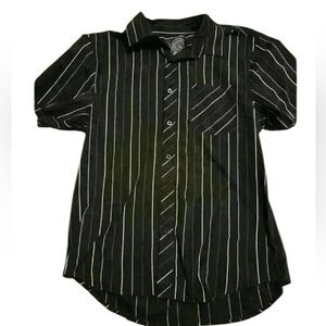 Warehouse one men’s  collar shirt size large black